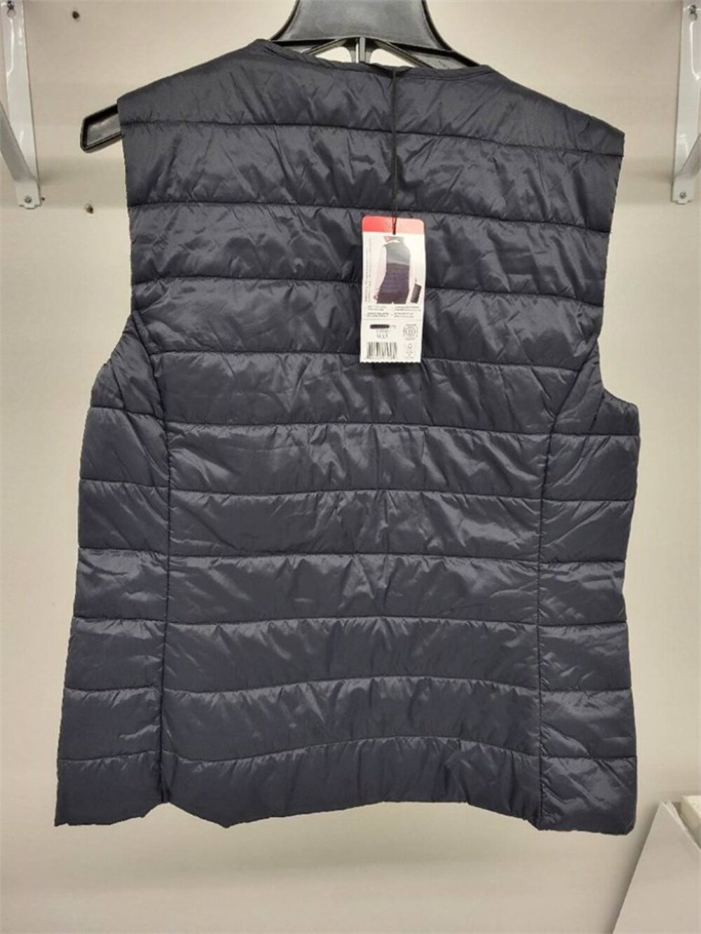 Women's Size Medium, MONDETTA Black Quilted Puffy Vest - Picture 2 of 8